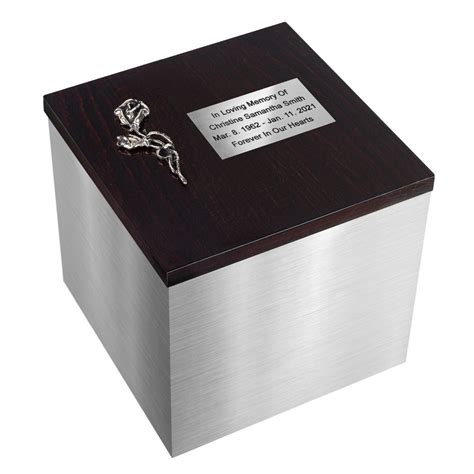 cremation remains plain metal box n|metal ashes for cremation.